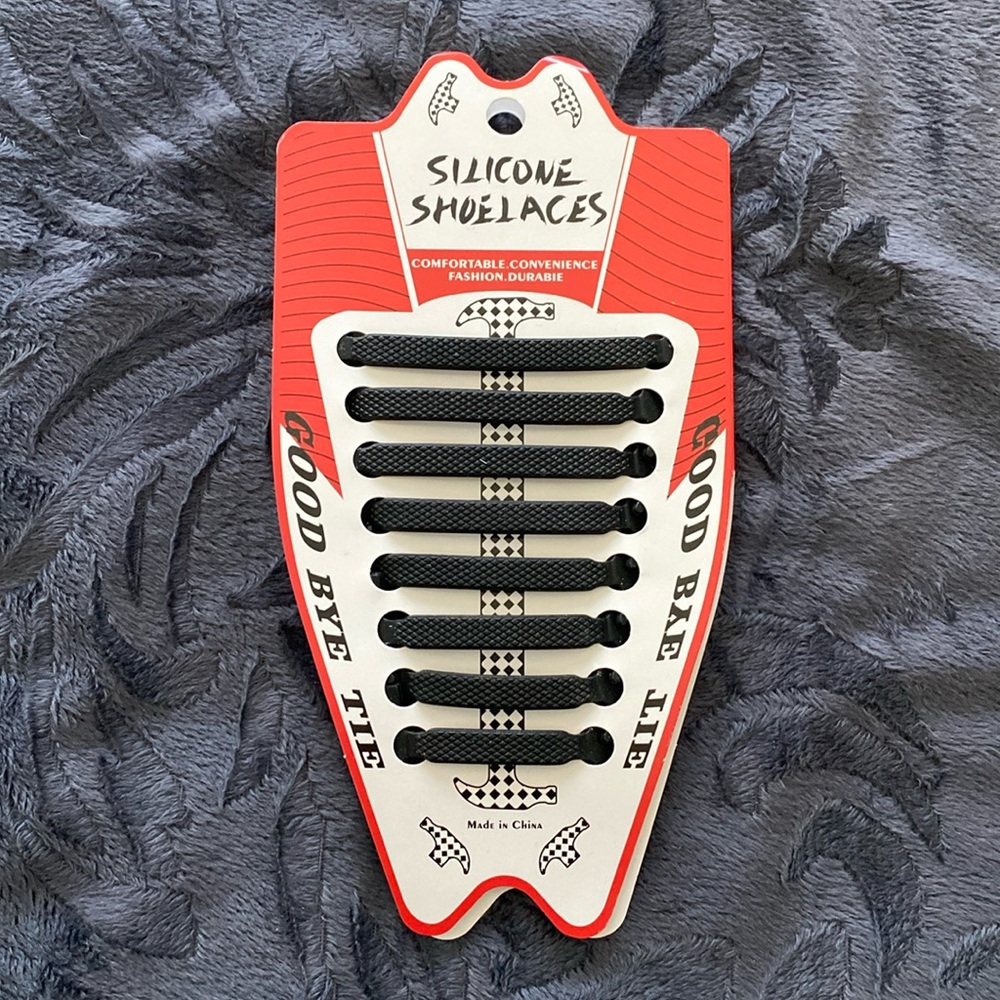 Never Used Men’s Silicone Shoe Laces